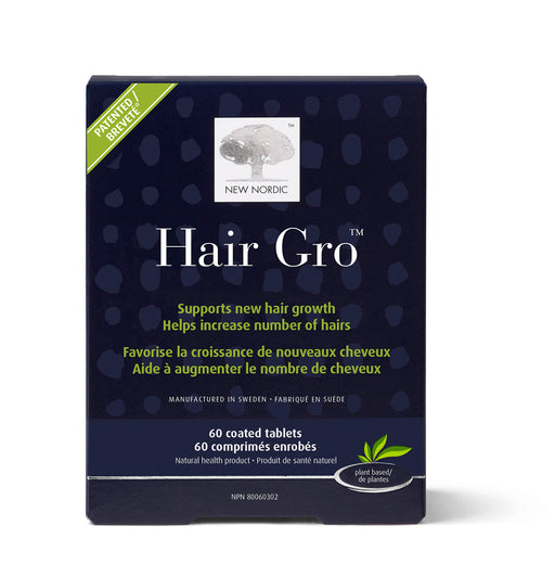 New Nordic - Hair Gro 60 Coated Caps - Limolin 