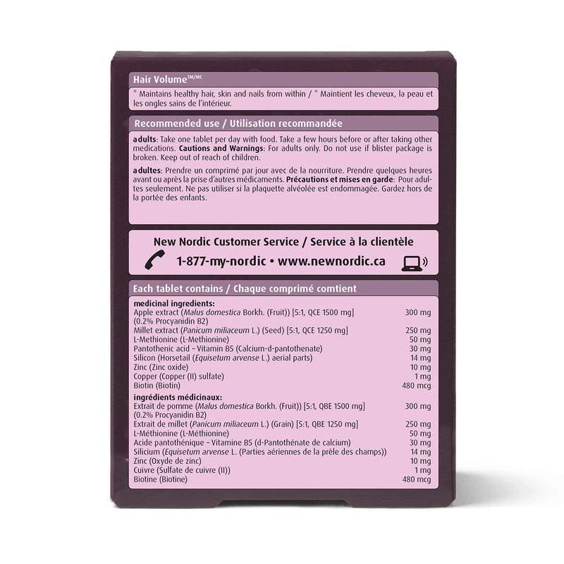 New Nordic - Hair Volume 30 Tabs - Limolin 