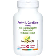 New Roots Herbal - Acetyl - L - Carnitine 750Mg, 90 Capsules - Limolin 