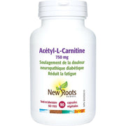New Roots Herbal - Acetyl - L - Carnitine 750Mg, 90 Capsules - Limolin 