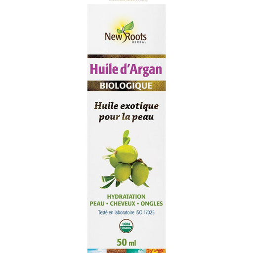 New Roots Herbal - Argan Oil Certified Organic - 50Ml - Limolin 