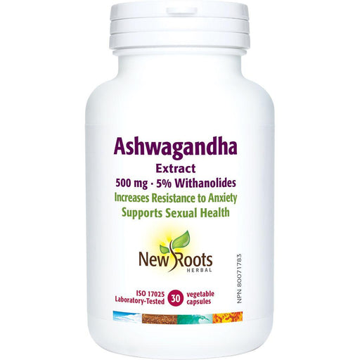 New Roots Herbal - Ashwagandha Extract 500Mg - Limolin 