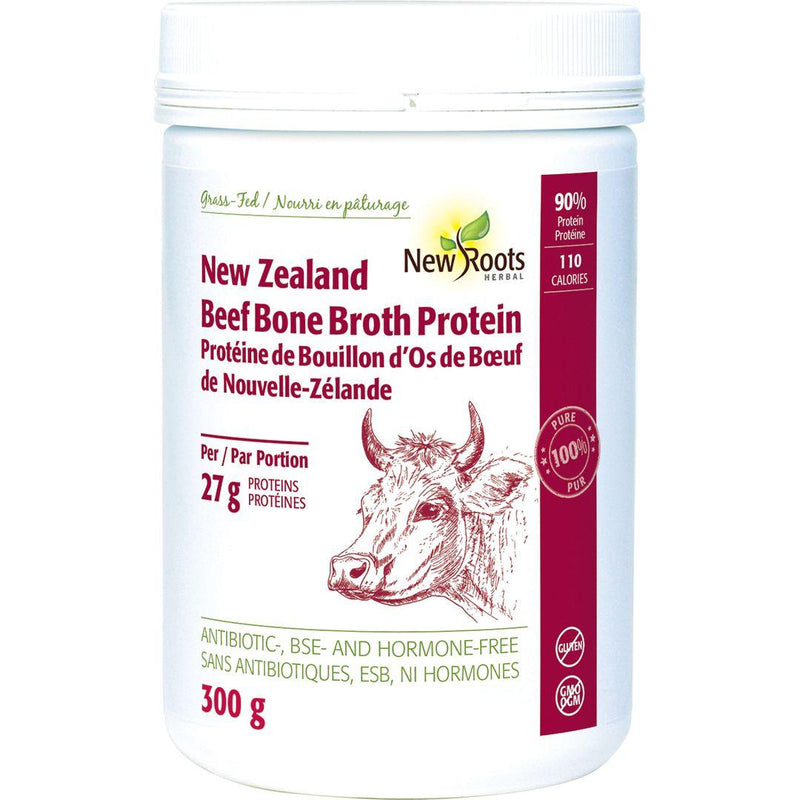 New Roots Herbal - Beef Bone Broth Protein - 300 G - Limolin 