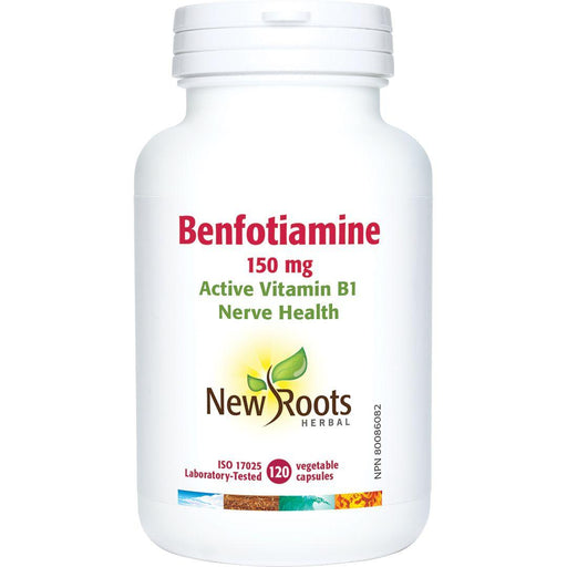 New Roots Herbal - Benfotiamine 150Mg, 120 Capsules - Limolin 