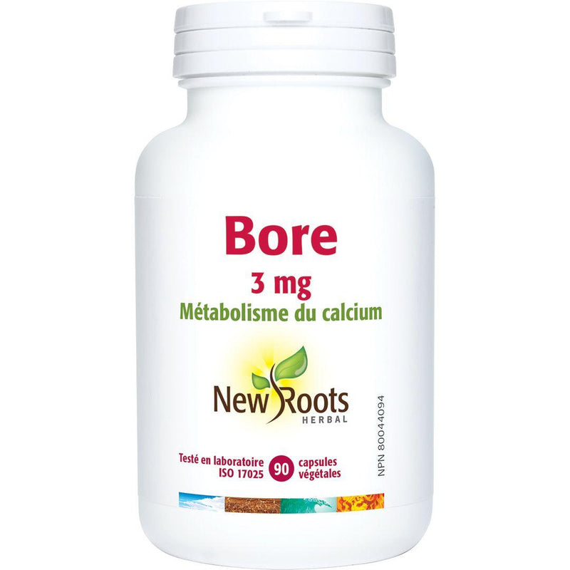 New Roots Herbal - Boron 3Mg - 90 Capsules - Limolin 