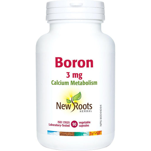 New Roots Herbal - Boron 3Mg - 90 Capsules - Limolin 
