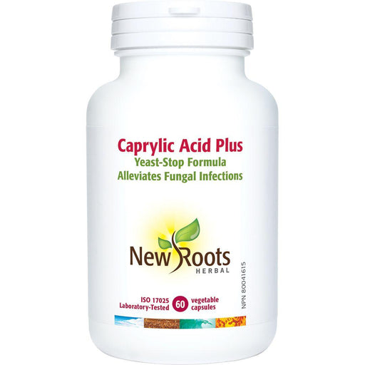 New Roots Herbal - Caprylic Acid Plus - 60 Capsules - Limolin 