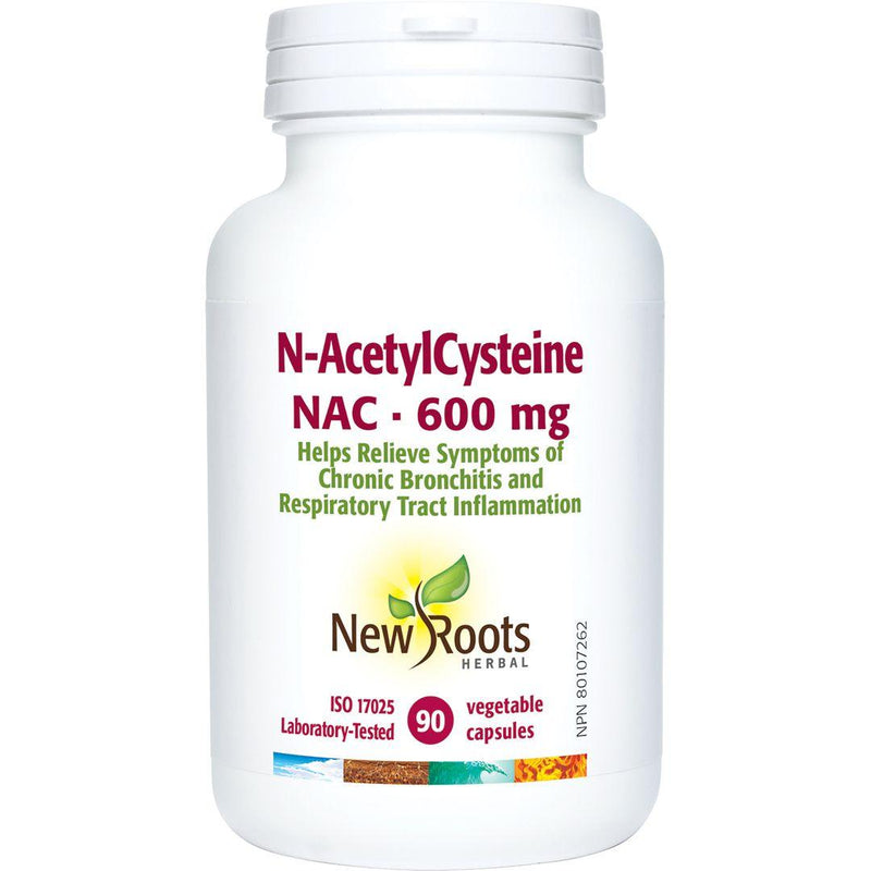 New Roots Herbal - N - Acetylcysteine 600Mg ? Antioxidant, 90 Capsules - Limolin 