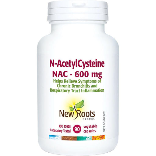 New Roots Herbal - N - Acetylcysteine 600Mg ? Antioxidant, 90 Capsules - Limolin 