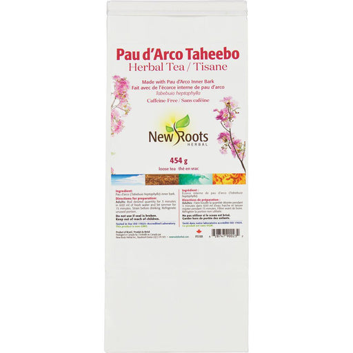 New Roots Herbal - Pau Darco Taheebo Tabebuia Heptaphylla Herbal Tea, 454 G - Limolin 