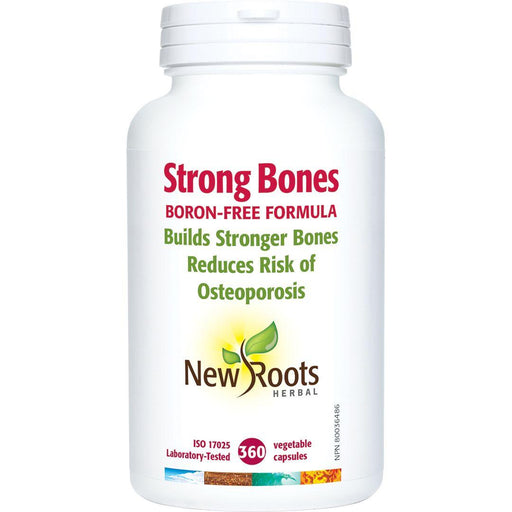 New Roots Herbal - Strong Bones Boron - Free Formula, 360 Capsules - Limolin 