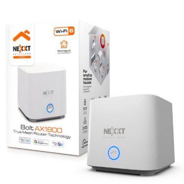 Nexxt - Networking Mesh Router Wi-Fi 6 Bolt AX1800- White - Limolin 