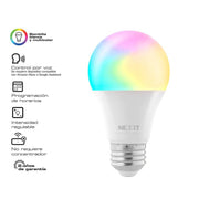 Nexxt - Smart Home - Indoor Wi-Fi RGB & White LED Light Bulb 100V - Limolin 