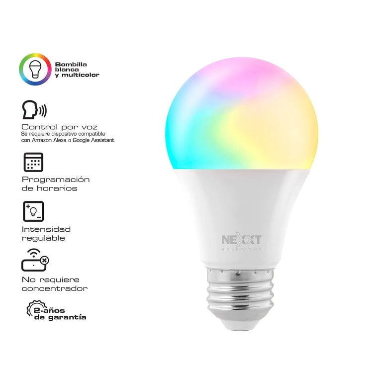 Nexxt - Smart Home - Indoor Wi-Fi RGB & White LED Light Bulb 100V - Limolin 