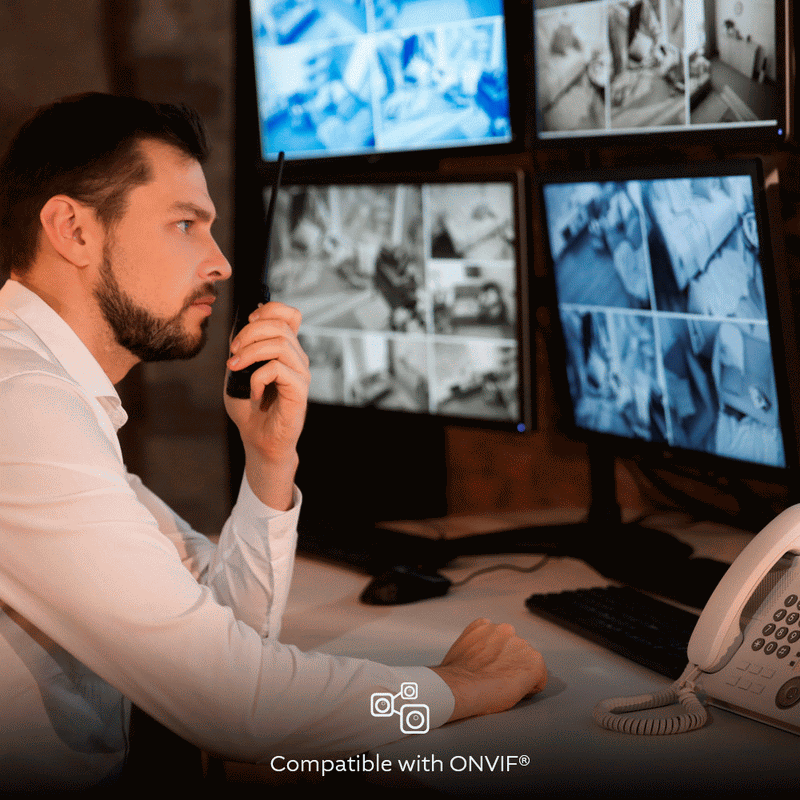 Nexxt - Smart Home Outdoor Camera 2K 5MP - White- NHC-OF10 - Limolin 