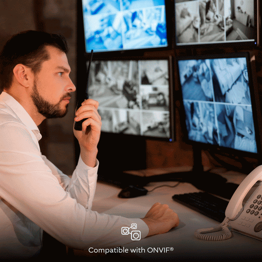 Nexxt - Smart Home Outdoor Camera 2K 5MP - White- NHC-OF10 - Limolin 