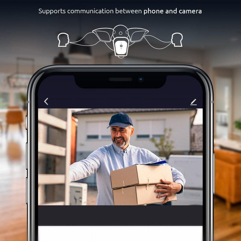 Nexxt - Smart Home - Outdoor Wi-Fi Floodlight Camera - Limolin 