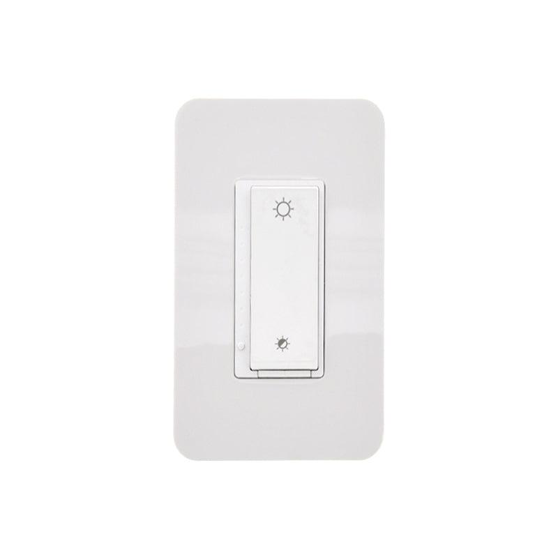 Nexxt - Smart Home Wi-Fi Dimmer Switch Single Pole Voice Control Alexa/Google - Manual & Remote Dimming - White - Limolin 