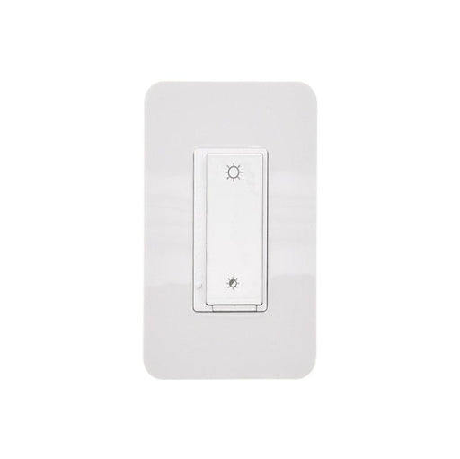 Nexxt - Smart Home Wi-Fi Dimmer Switch Single Pole Voice Control Alexa/Google - Manual & Remote Dimming - White - Limolin 