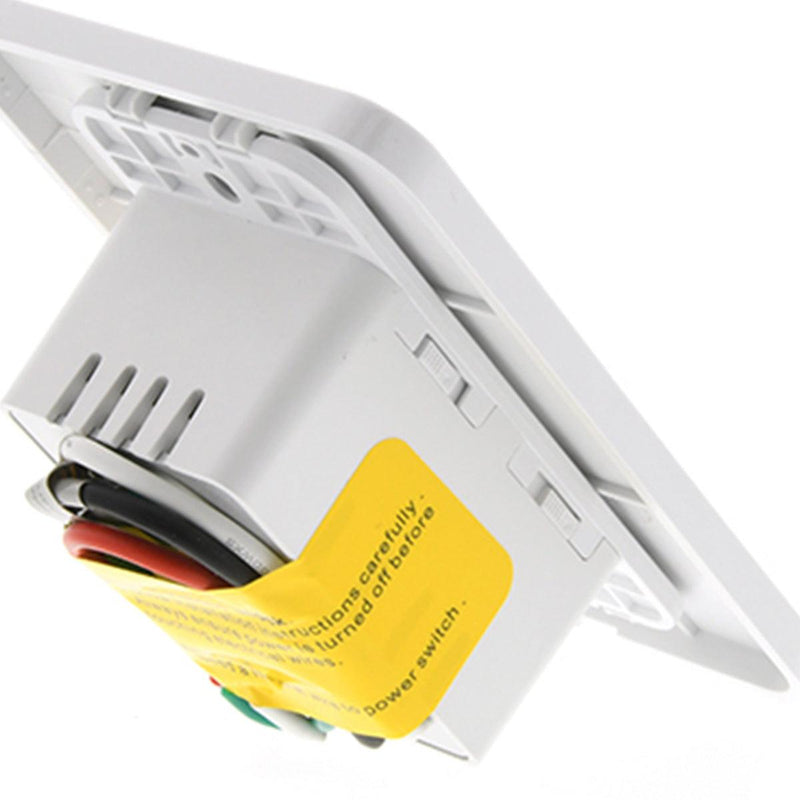 Nexxt - Smart Home Wi-Fi Dimmer Switch Single Pole Voice Control Alexa/Google - Manual & Remote Dimming - White - Limolin 