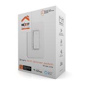 Nexxt - Smart Home Wi-Fi Dimmer Switch Single Pole Voice Control Alexa/Google - Manual & Remote Dimming - White - Limolin 