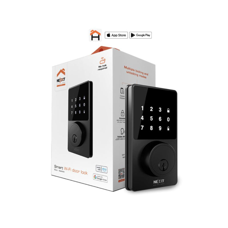 Nexxt - Smart Home Wi-Fi Door Lock - Limolin 