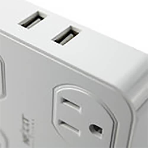 Nexxt - Smart Home - Wi-Fi Surge Protector Wall Outlets - Limolin 