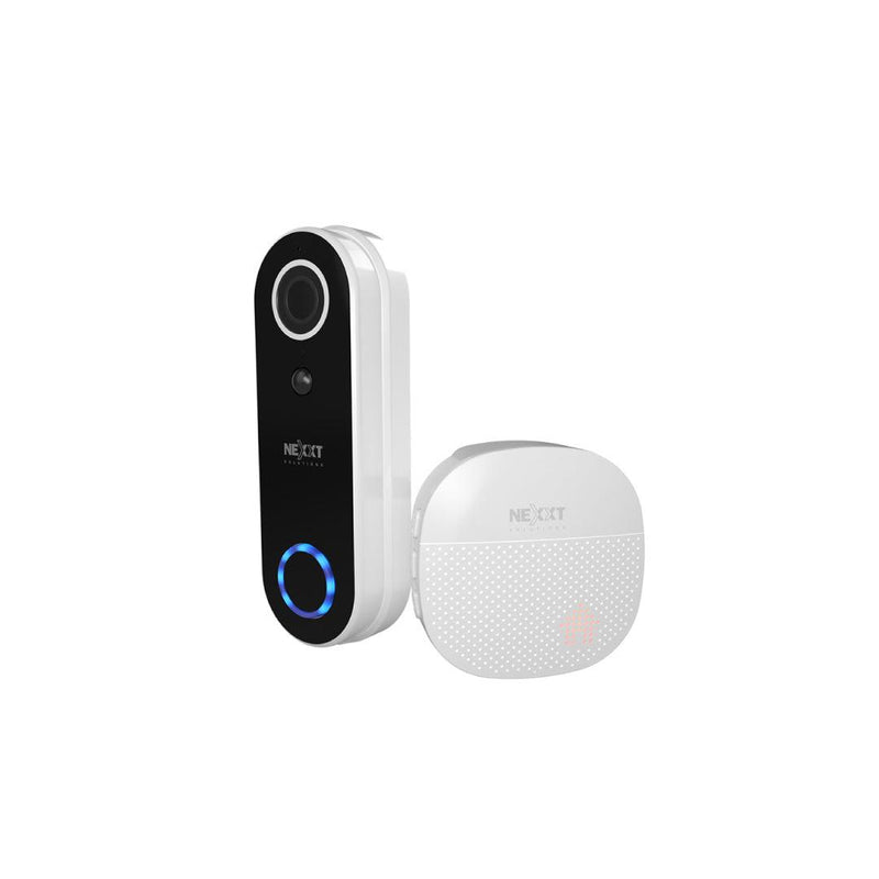 Nexxt - Smart Home - Wi-Fi Video Doorbell - White (NHC - D100) - Limolin 