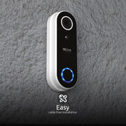 Nexxt - Smart Home - Wi-Fi Video Doorbell - White (NHC - D100) - Limolin 