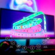 Nexxt - Smart Home - Wifi LED RGBIC Strip Lights-NHB-S613 - Limolin 