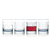 Luminarc - Nolita - 4-Piece Old Fashioned Glass Set | 13.25 fl oz / 392 mL