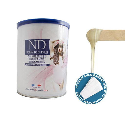 Norma Durville - Pearl White Magnolia Warm Wax 800 gr - Limolin 