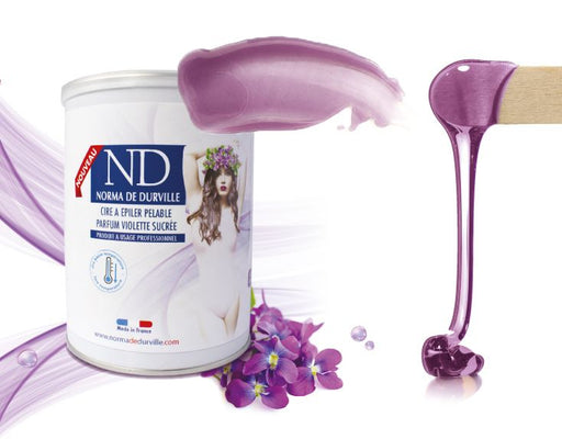 Norma Durville - Sweet Violet Scent Peel-Off Wax 800G - Limolin 
