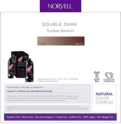 Norvell - Premium Sunless Solution Double Dark Sunless Tanner - Limolin 