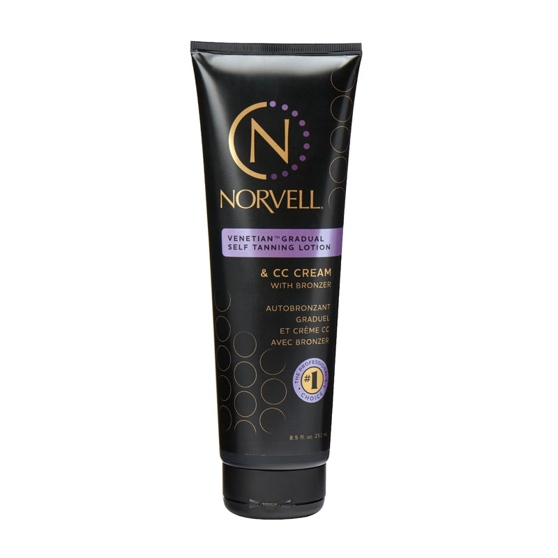 Norvell - Venetian Gradual Self Tanning Lotion & Cc Cream With Bronzer 8.5 Fl.Oz. - Limolin 