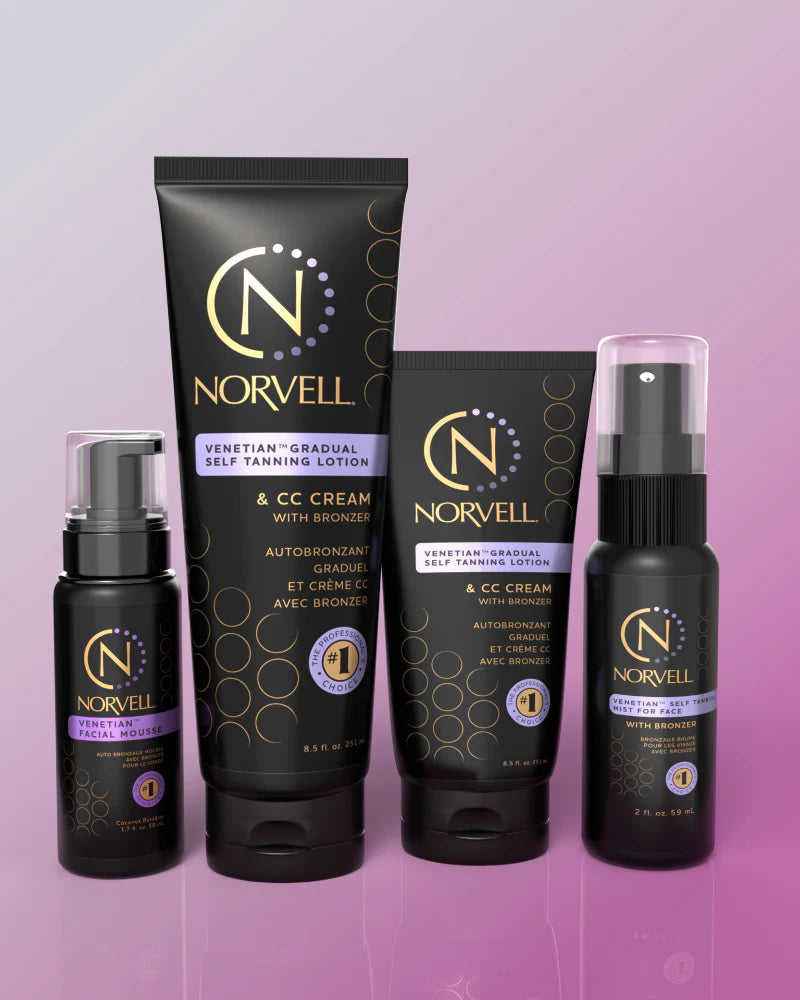 Norvell - Venetian Gradual Self Tanning Lotion & Cc Cream With Bronzer 8.5 Fl.Oz. - Limolin 