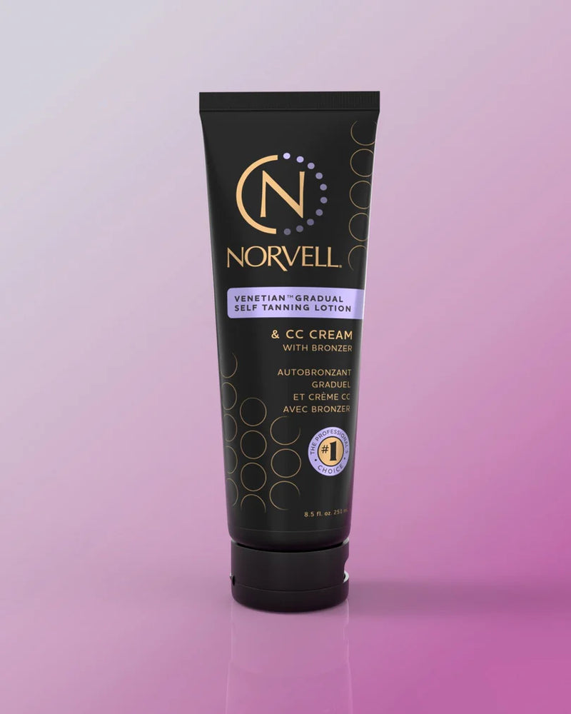 Norvell - Venetian Gradual Self Tanning Lotion & Cc Cream With Bronzer 8.5 Fl.Oz. - Limolin 