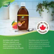 Nutrasea - NutraSea+D Grapefruit 500ml - Limolin 