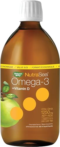 Nutrasea - NutraSea+D Omega-3 Apple 500ml - Limolin 