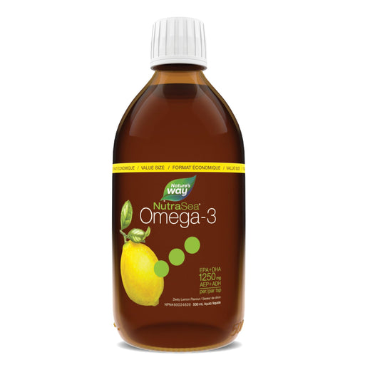 Nutrasea - NutraSea Omega-3 Lemon 500ml - Limolin 