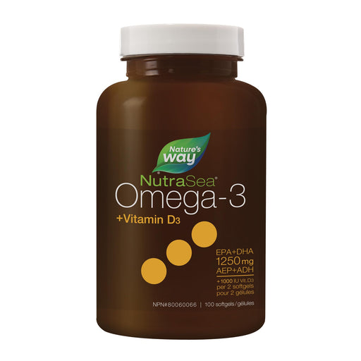 Nutrasea - Omega3+D LiqGels 1250mg 100sgels - Limolin 