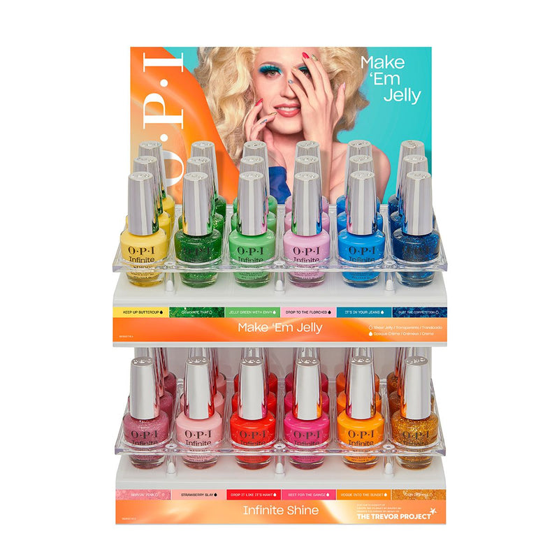 OPI - Infinite Shine Make Em Jelly Stock-In-Box 36 Pcs - Limolin 