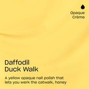 OPI - Nail Lacquer Daffodil Duck Walk 15 ml (Make Em Jelly) - Limolin 