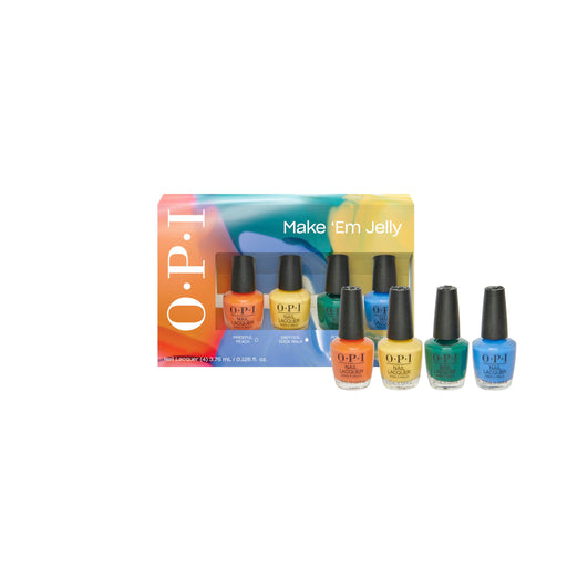 OPI - Nail Lacquer Make Em Jelly Mini Pack 4 Pcs - Limolin 