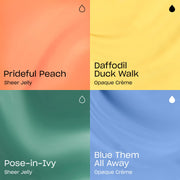 OPI - Nail Lacquer Make Em Jelly Mini Pack 4 Pcs - Limolin 