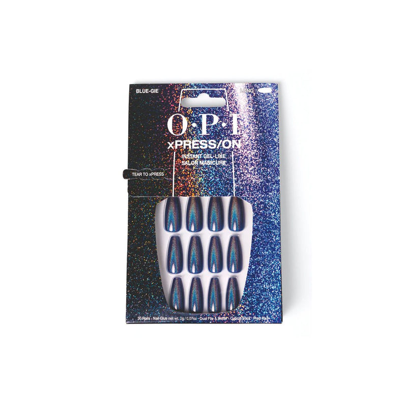 OPI - Xpress ON Artificial Nails Blue-Gie Long Coffin + - Limolin 