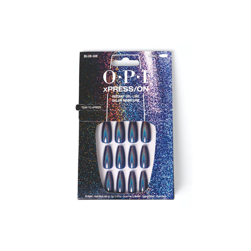 OPI - Xpress ON Artificial Nails Blue-Gie Long Coffin + - Limolin 