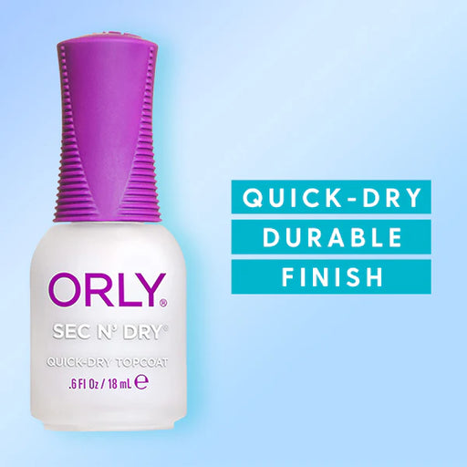 ORLY - Sec'N Dry 0.6 Oz In Unit Box - Limolin 