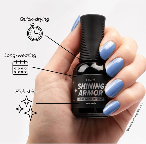 ORLY - Shining Armor Premium Long Wear Topcoat .6 Oz/18Ml - Limolin 