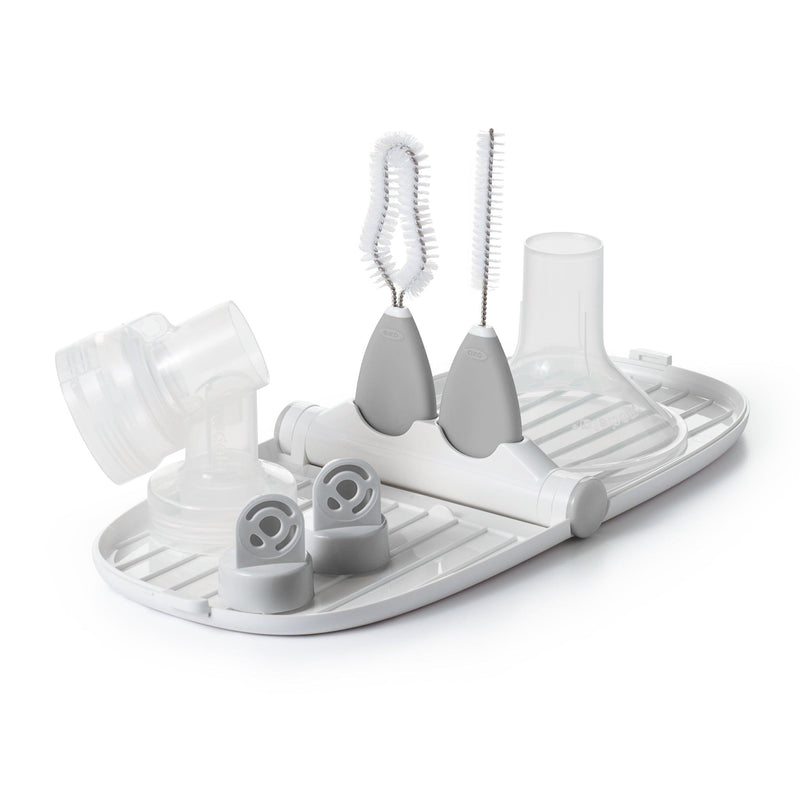 OXO - Breast Pump Parts Drying Rack With Detail Brushes - Limolin 
